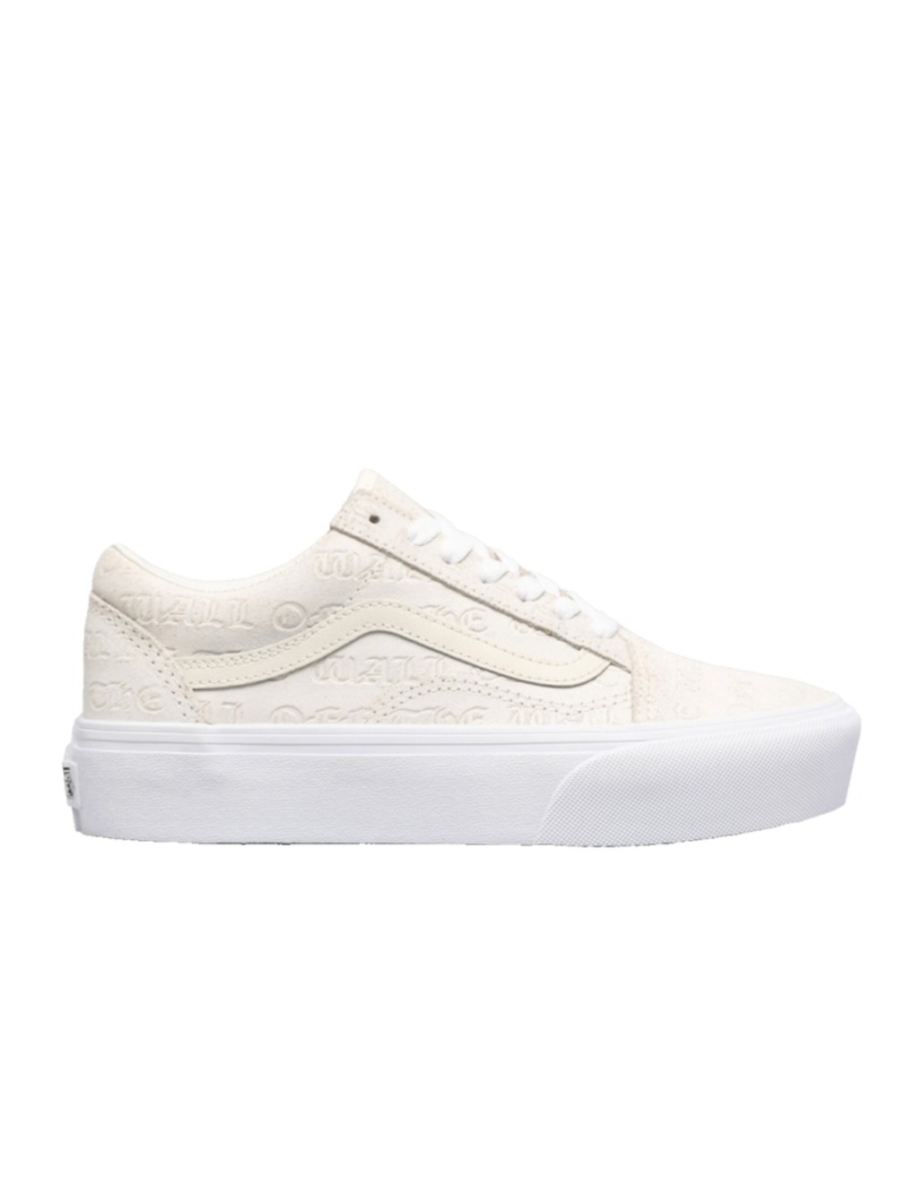 Vans Old Skool Platform Deboss OTW Shoes Marshmallow White Women 6.5